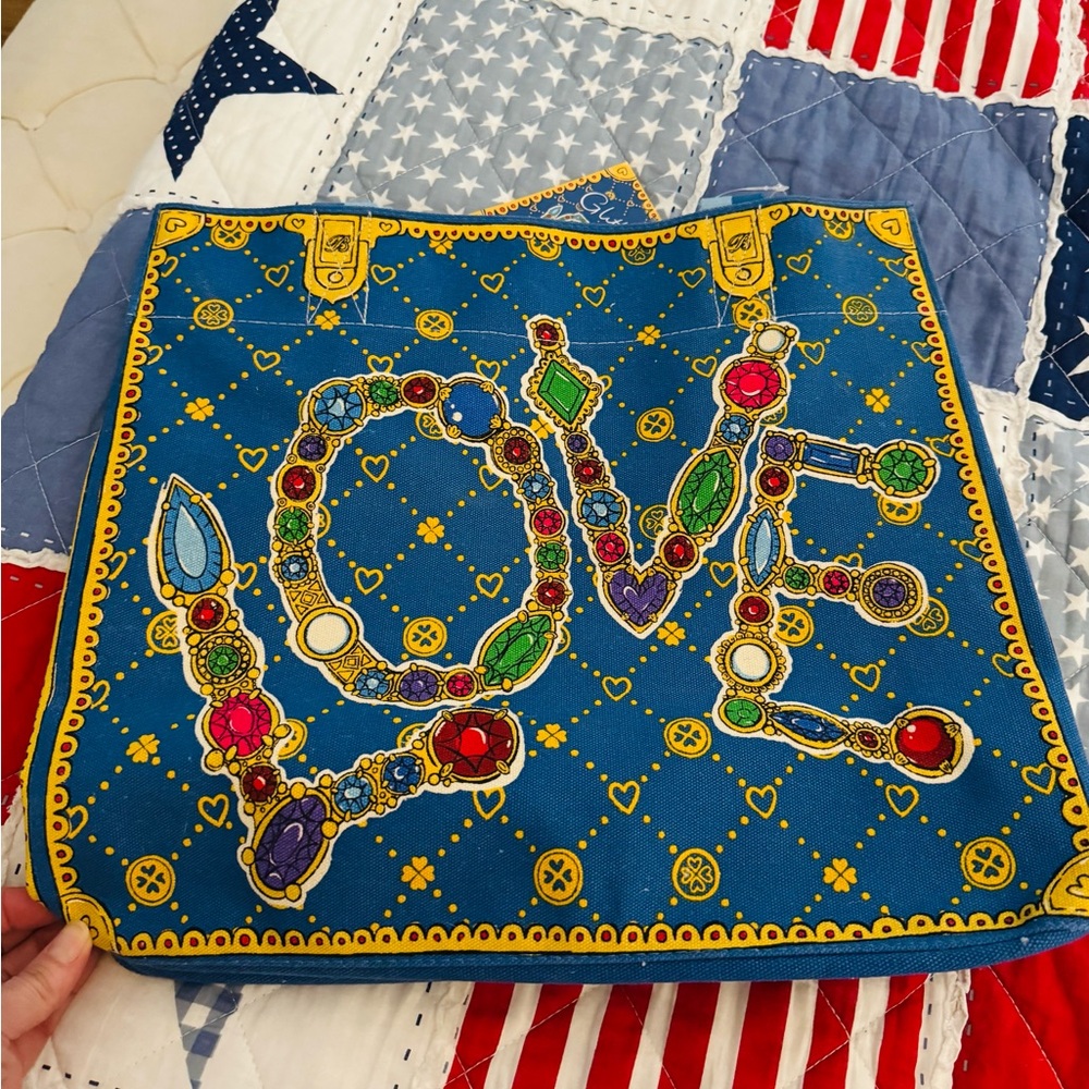 Brighton "Glittering Love Tote" Bag